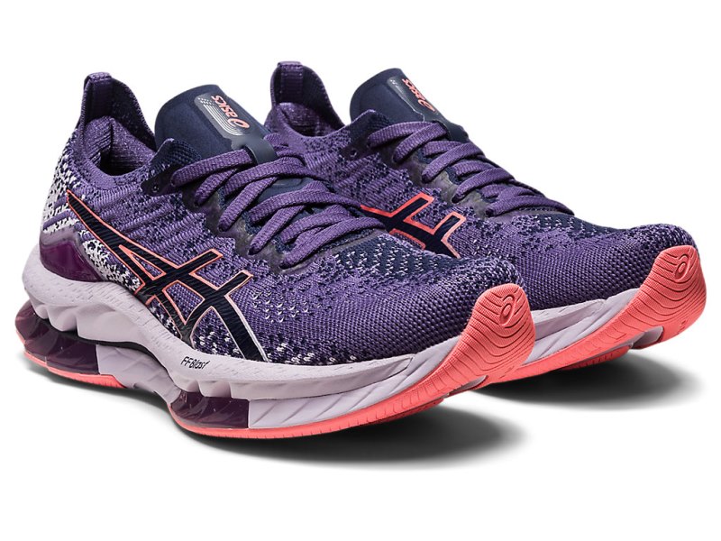 Women's Asics Gel-kinsei Blast Running Shoes Dusty Purple/Papaya Canada | CA9407-906