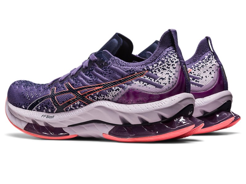 Women's Asics Gel-kinsei Blast Running Shoes Dusty Purple/Papaya Canada | CA9407-906