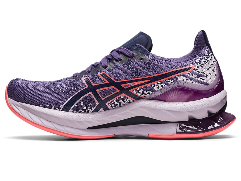 Women's Asics Gel-kinsei Blast Running Shoes Dusty Purple/Papaya Canada | CA9407-906