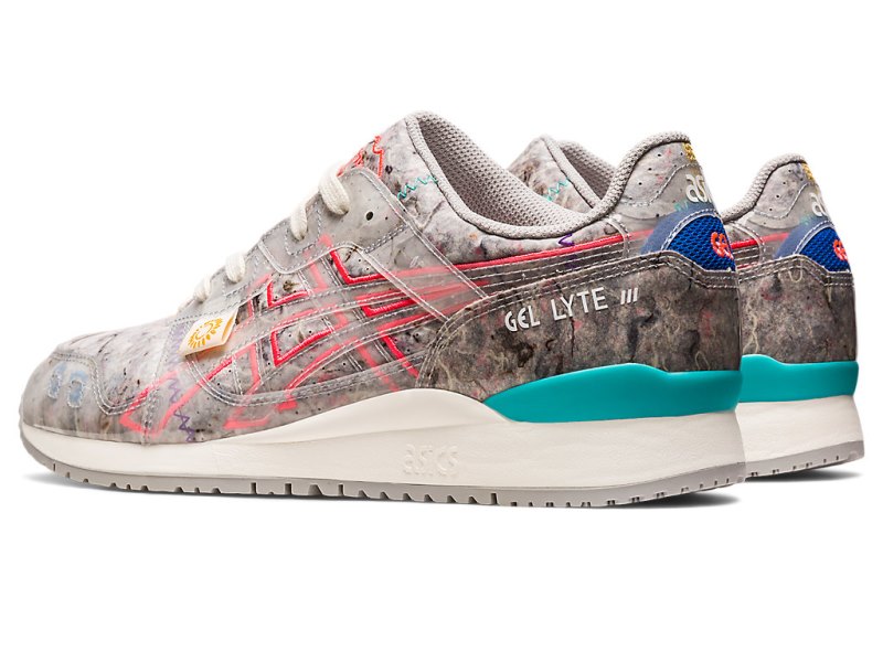 Women's Asics Gel-lyte III OG Recycled Felt Sneakers Oyster Grey/Diva Pink Canada | CA6014-373