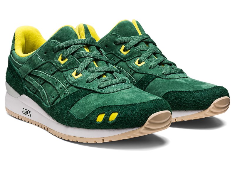 Women's Asics Gel-lyte III OG Shamrock Sneakers Shamrock Green/Shamrock Green Canada | CA1746-939