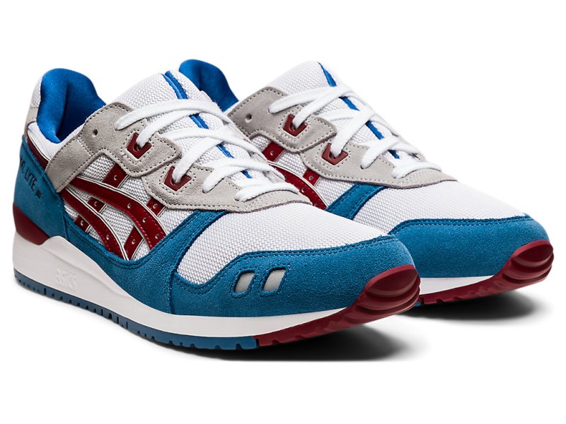 Women's Asics Gel-lyte III OG Sneakers Azure/Beet Juice Canada | CA8105-651