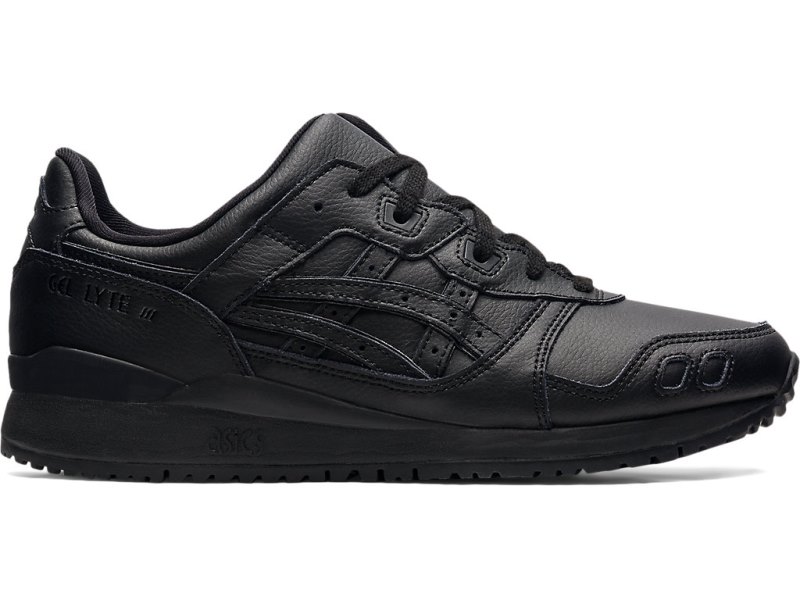 Women\'s Asics Gel-lyte III OG Sneakers Black/Black Canada | CA0814-625