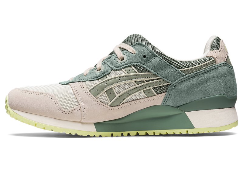 Women's Asics Gel-lyte III OG Sneakers Cream/Olive Grey Canada | CA5935-856