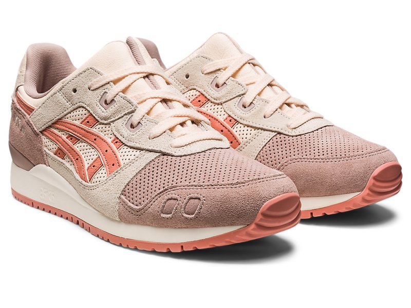 Women's Asics Gel-lyte III OG Sneakers Fawn/Salmon Canada | CA3094-004