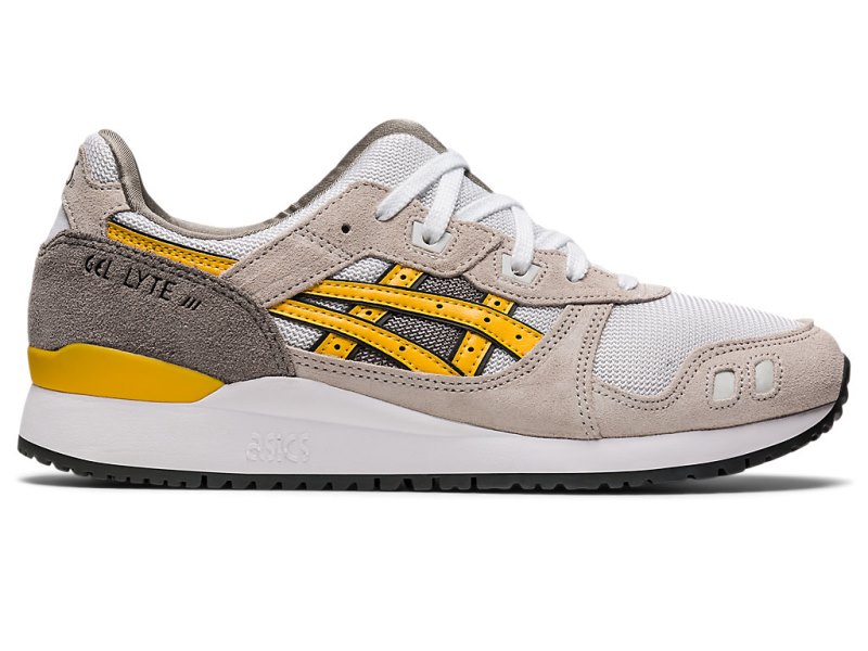 Women\'s Asics Gel-lyte III OG Sneakers Oyster Grey/Honey Canada | CA6536-193