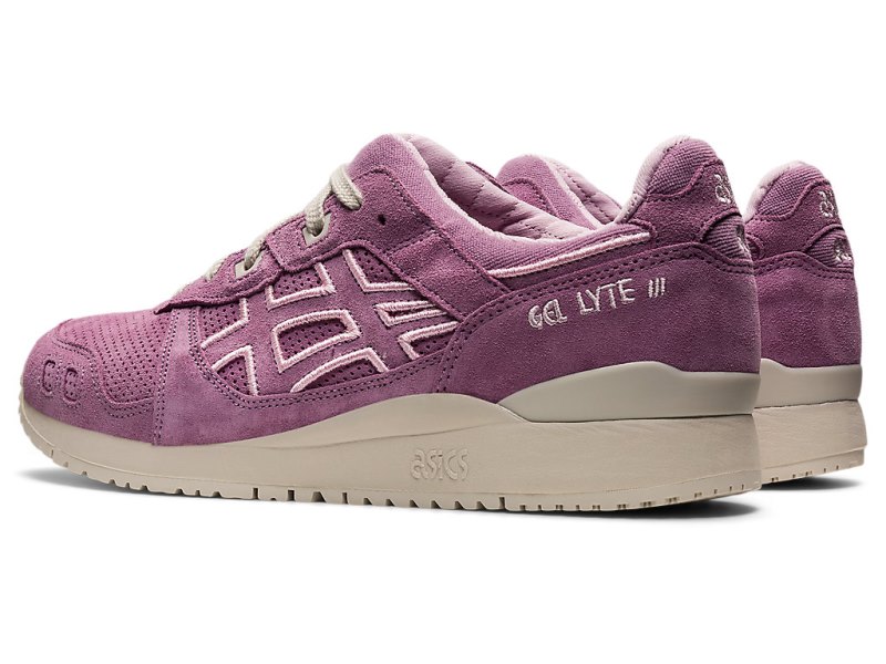 Women's Asics Gel-lyte III OG Sneakers Rosequartz/Smoke Grey Canada | CA9228-633