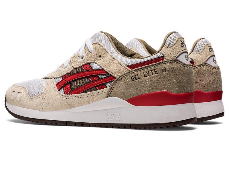 Women's Asics Gel-lyte III OG Sneakers Smoke Grey/Red Alert Canada | CA1836-642