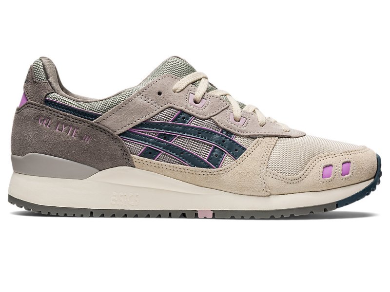 Women\'s Asics Gel-lyte III OG Sneakers Smoke Grey/Ironclad Canada | CA3051-670