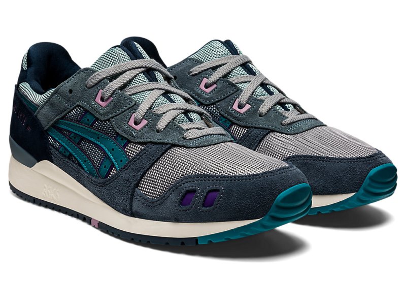 Women's Asics Gel-lyte III OG Sneakers Tarmac/Beryl Green Canada | CA3923-787