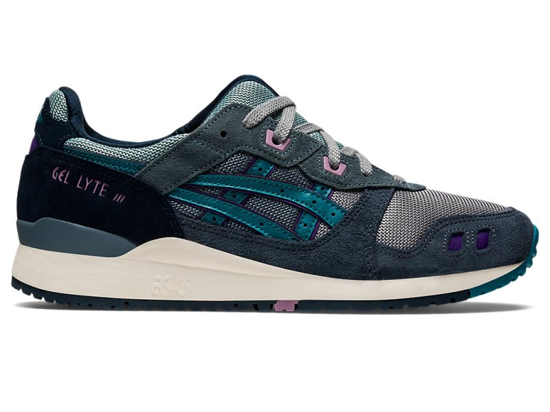 Women\'s Asics Gel-lyte III OG Sneakers Tarmac/Beryl Green Canada | CA3923-787