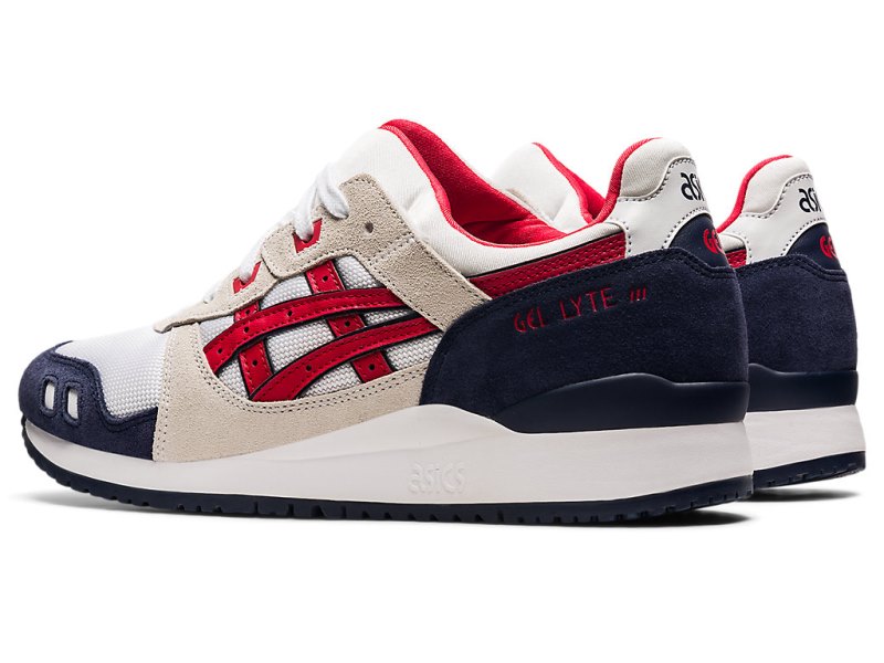 Women's Asics Gel-lyte III OG Sneakers White/Classic Red Canada | CA4161-526