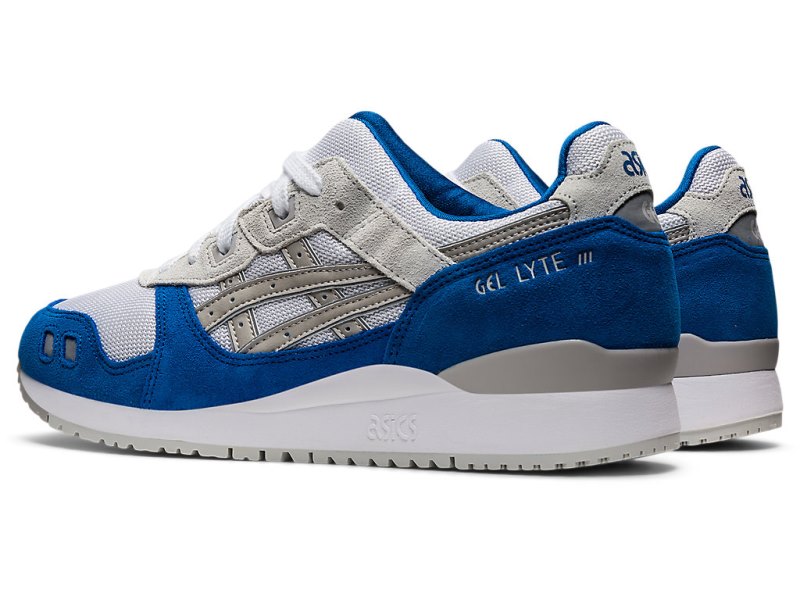 Women's Asics Gel-lyte III OG Sneakers White/Oyster Grey Canada | CA5568-087