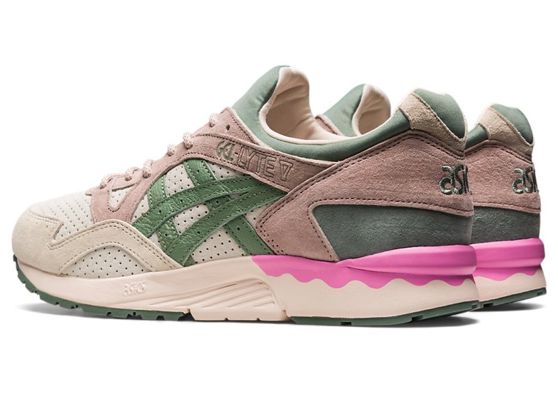 Women's Asics Gel-lyte V Spring In Japan Sneakers Cream/Slate Grey Canada | CA6528-056