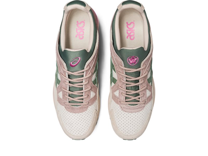 Women's Asics Gel-lyte V Spring In Japan Sneakers Cream/Slate Grey Canada | CA6528-056