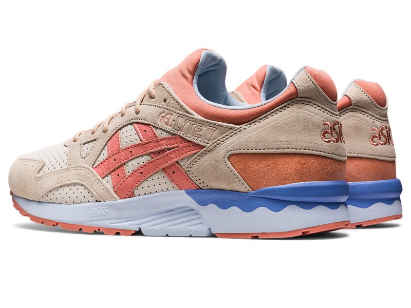 Women's Asics Gel-lyte V Spring In Japan Sneakers Cream/Salmon Canada | CA6816-177