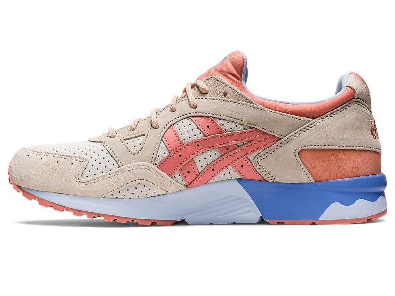 Women's Asics Gel-lyte V Spring In Japan Sneakers Cream/Salmon Canada | CA6816-177