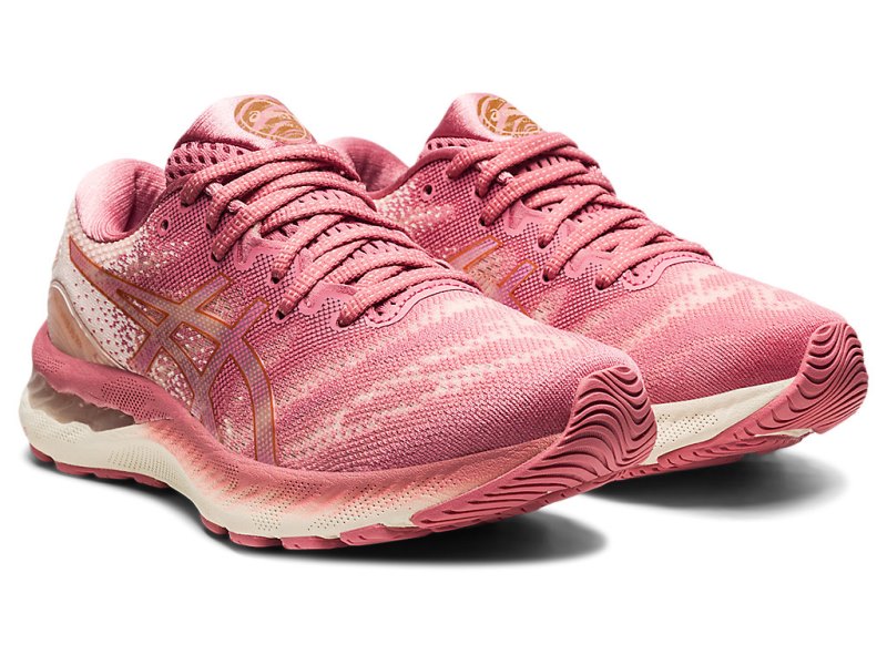 Women's Asics Gel-nimbus 23 Running Shoes Smokey Rose/Pure Bronze Canada | CA8494-760