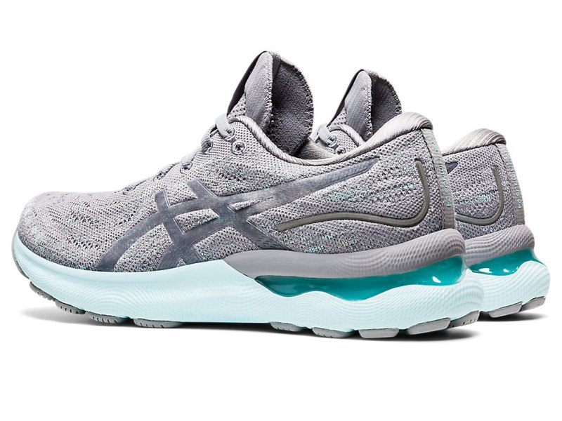 Women's Asics Gel-nimbus 24 Mk Running Shoes Sheet Rock/Piedmont Grey Canada | CA5922-307