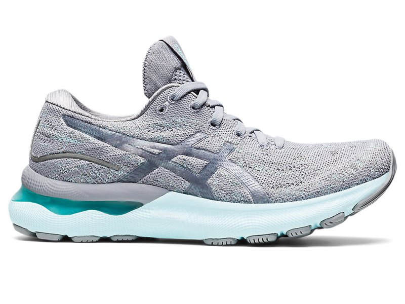 Women\'s Asics Gel-nimbus 24 Mk Running Shoes Sheet Rock/Piedmont Grey Canada | CA5922-307