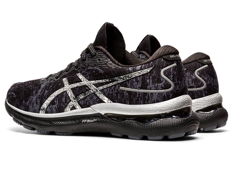 Women's Asics Gel-nimbus 24 Platinum Running Shoes Carrier Grey/Pure Silver Canada | CA8452-970