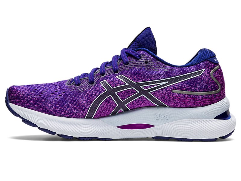 Women's Asics Gel-nimbus 24 Running Shoes Orchid/Soft Sky Canada | CA1595-715