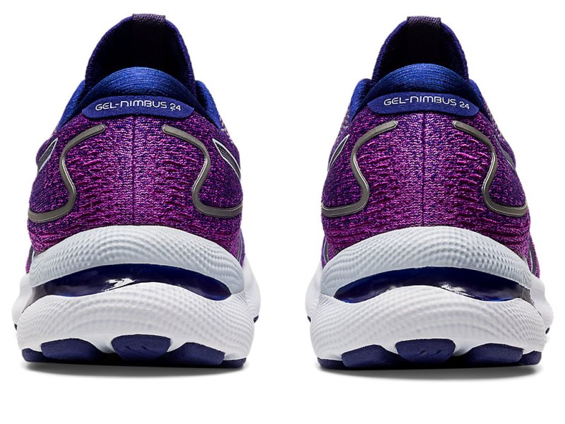 Women's Asics Gel-nimbus 24 Running Shoes Orchid/Soft Sky Canada | CA1595-715