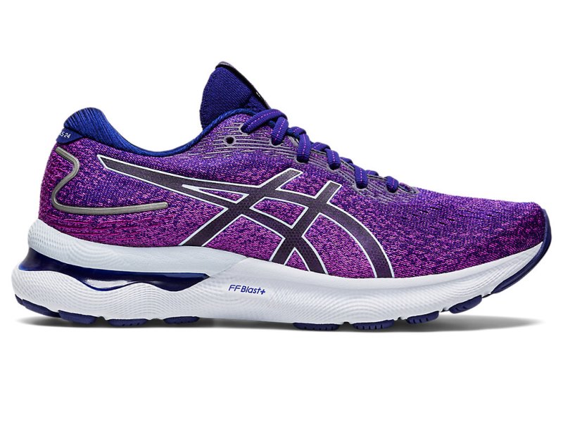 Women\'s Asics Gel-nimbus 24 Running Shoes Orchid/Soft Sky Canada | CA1595-715