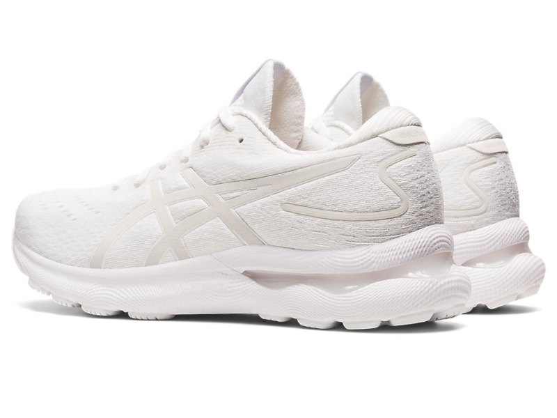 Women's Asics Gel-nimbus 24 Running Shoes White/White Canada | CA2531-222