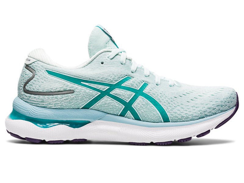 Women\'s Asics Gel-nimbus 24 Running Shoes Soothing Sea/Sea Glass Canada | CA9982-371