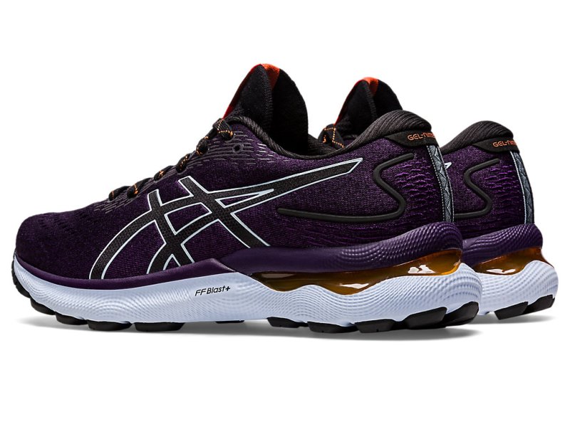 Women's Asics Gel-nimbus 24 Tr Running Shoes Nature Bathing/Night Shade Canada | CA0901-835