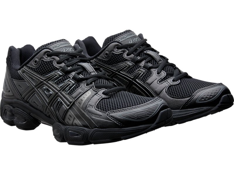 Women's Asics Gel-nimbus 9 Sneakers Black/Gunmetal Canada | CA1528-086