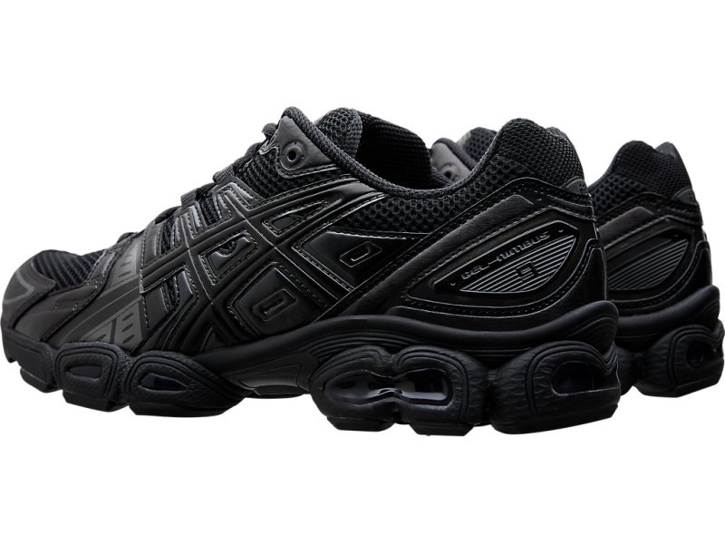 Women's Asics Gel-nimbus 9 Sneakers Black/Gunmetal Canada | CA1528-086