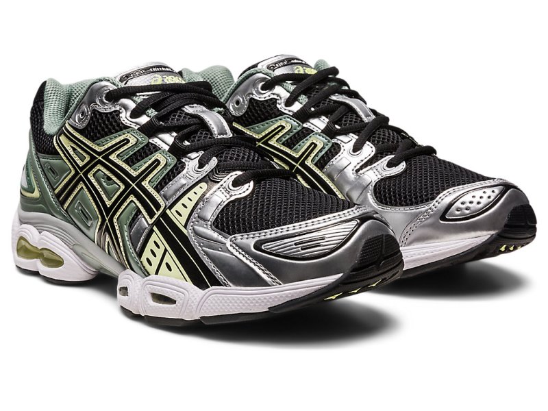 Women's Asics Gel-nimbus 9 Sneakers Black/Pure Silver Canada | CA8667-775