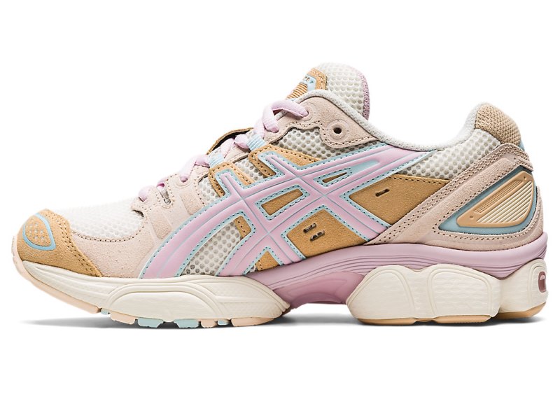 Women's Asics Gel-nimbus 9 Sneakers Cream/Barely Rose Canada | CA7331-918