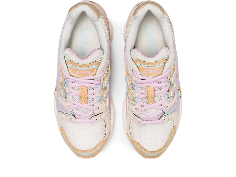 Women's Asics Gel-nimbus 9 Sneakers Cream/Barely Rose Canada | CA7331-918