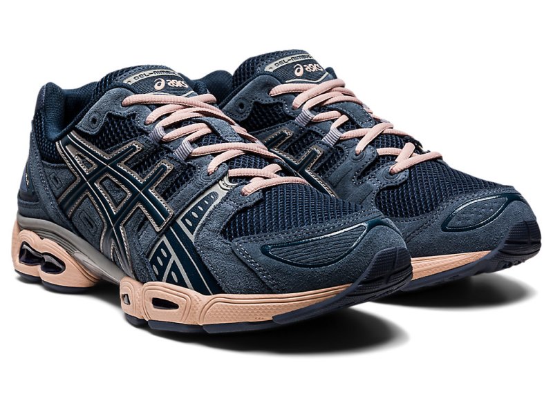 Women's Asics Gel-nimbus 9 Sneakers French Blue/Tarmac Canada | CA4574-053