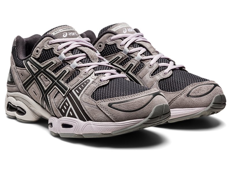 Women's Asics Gel-nimbus 9 Sneakers Obsidian Grey/Clay Grey Canada | CA5804-038