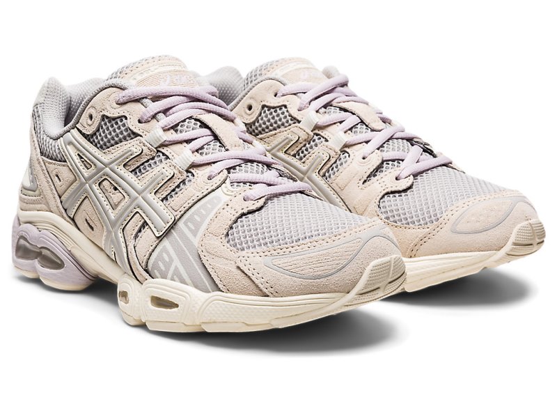 Women's Asics Gel-nimbus 9 Sneakers Oyster Grey/Birch Canada | CA0215-928