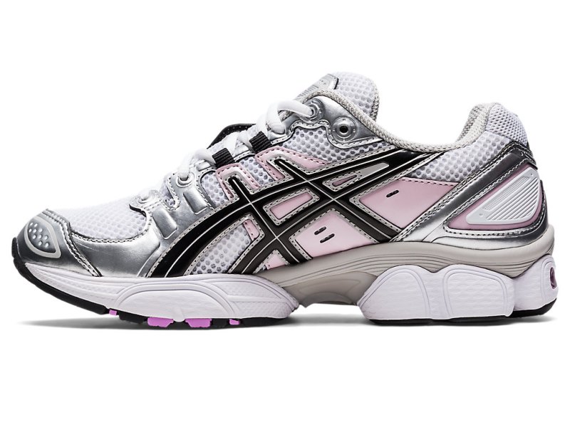 Women's Asics Gel-nimbus 9 Sneakers White/Black Canada | CA9246-652