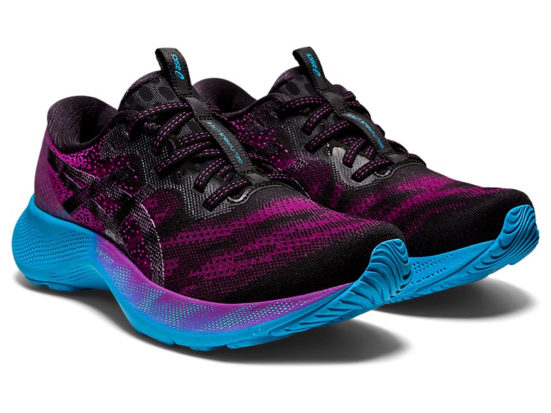 Women's Asics Gel-nimbus Lite 2 Running Shoes Digital Grape/Black Canada | CA4008-007