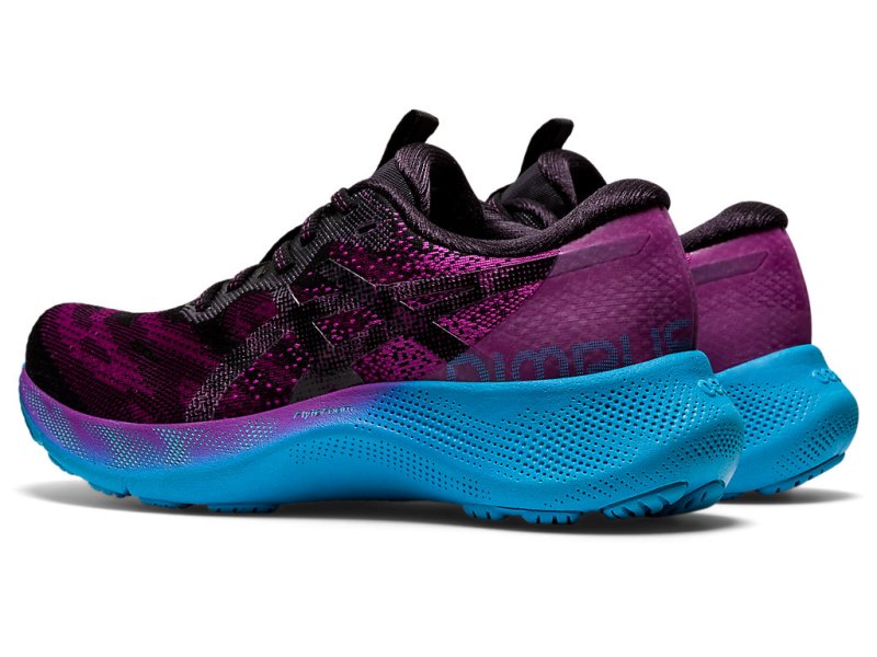 Women's Asics Gel-nimbus Lite 2 Running Shoes Digital Grape/Black Canada | CA4008-007