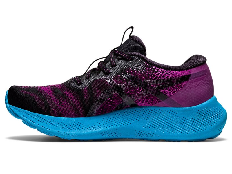 Women's Asics Gel-nimbus Lite 2 Running Shoes Digital Grape/Black Canada | CA4008-007