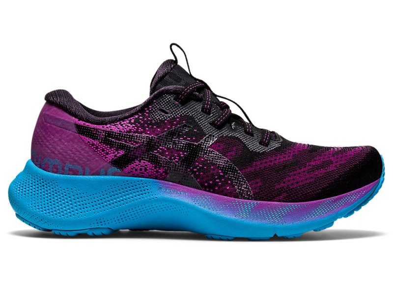 Women\'s Asics Gel-nimbus Lite 2 Running Shoes Digital Grape/Black Canada | CA4008-007