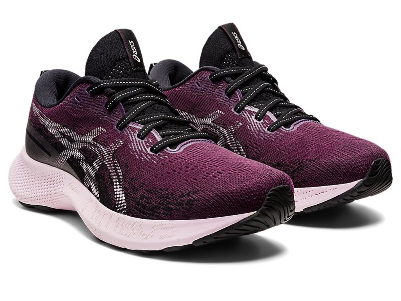 Women's Asics Gel-nimbus Lite 3 Running Shoes Deep Plum/Barely Rose Canada | CA2333-003