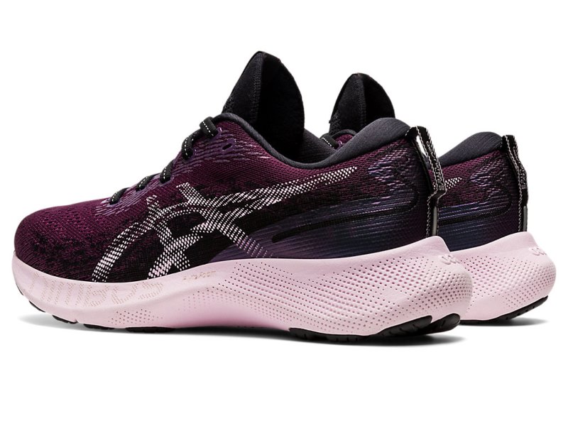 Women's Asics Gel-nimbus Lite 3 Running Shoes Deep Plum/Barely Rose Canada | CA2333-003