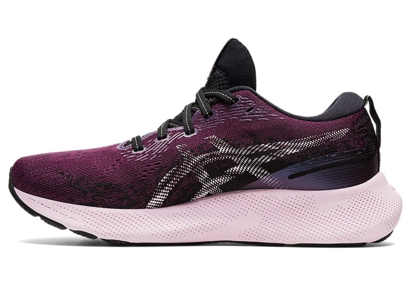 Women's Asics Gel-nimbus Lite 3 Running Shoes Deep Plum/Barely Rose Canada | CA2333-003