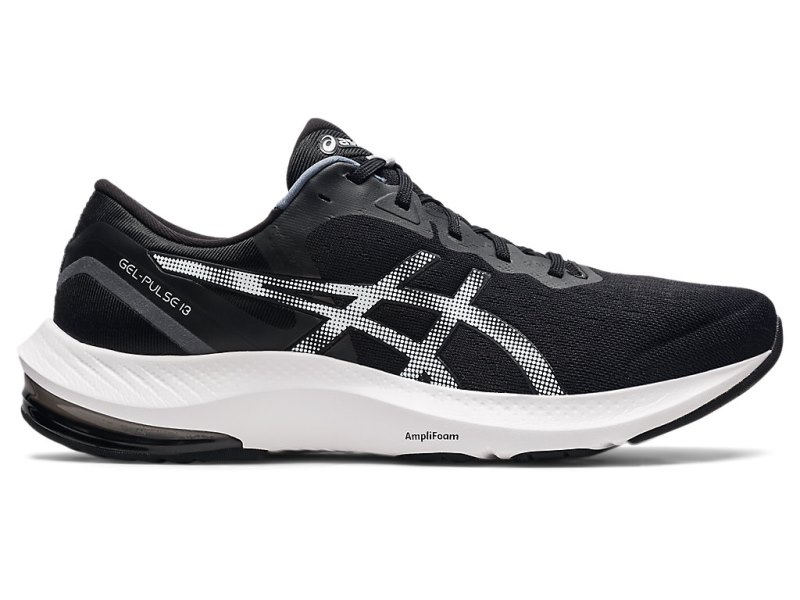 Women\'s Asics Gel-pulse 13 (D) Running Shoes Black/White Canada | CA5816-440