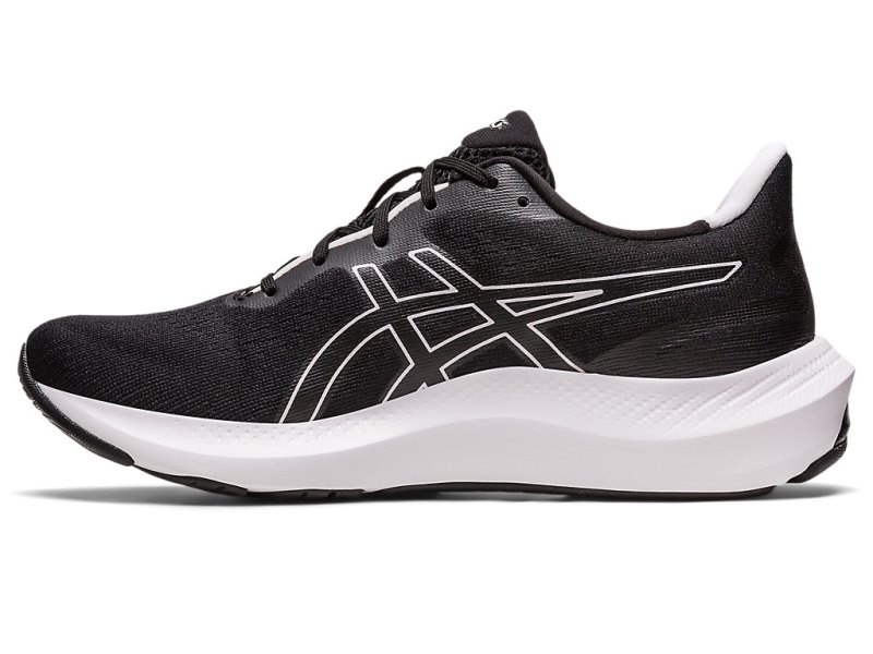 Women's Asics Gel-pulse 14 Running Shoes Black/White Canada | CA2231-759