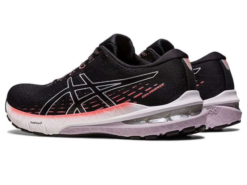 Women's Asics Gel-pursue 8 Running Shoes Black/Pure Silver Canada | CA8680-760